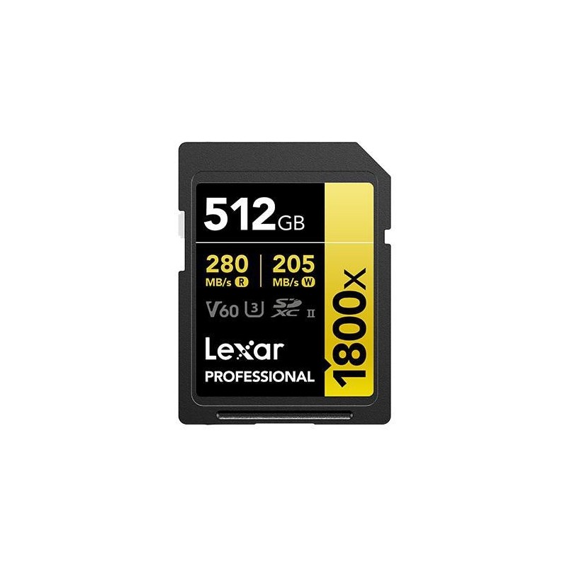 Lexar Professional 1800X 512 Gb Lexar Professional 1800X 512 Gb